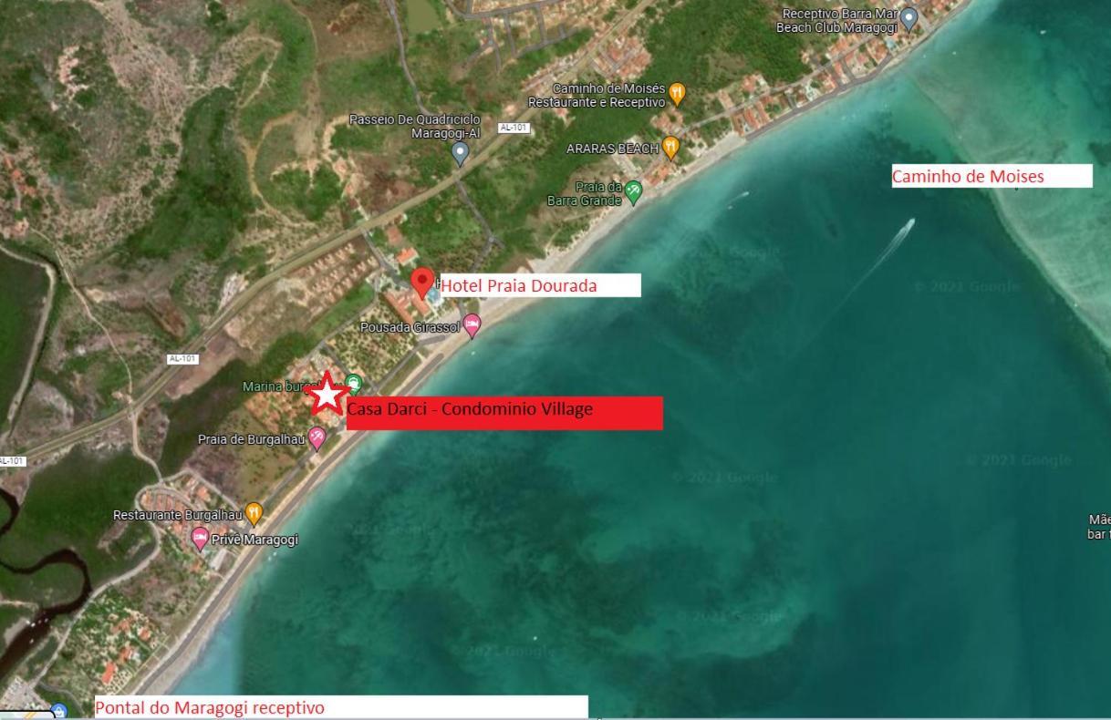 Casa Darci - Beira-Mar, No Condominio Village Maragogi Kültér fotó